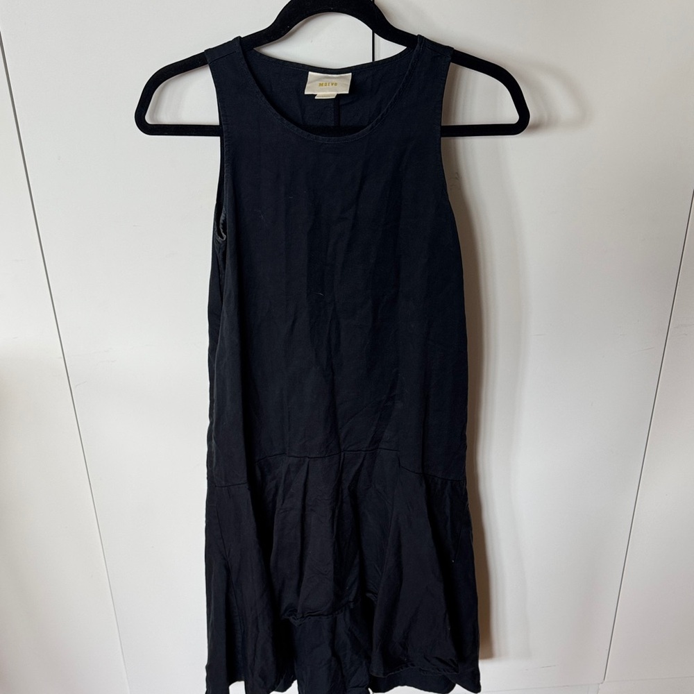 Maeve Black Sleeveless Mini Dress